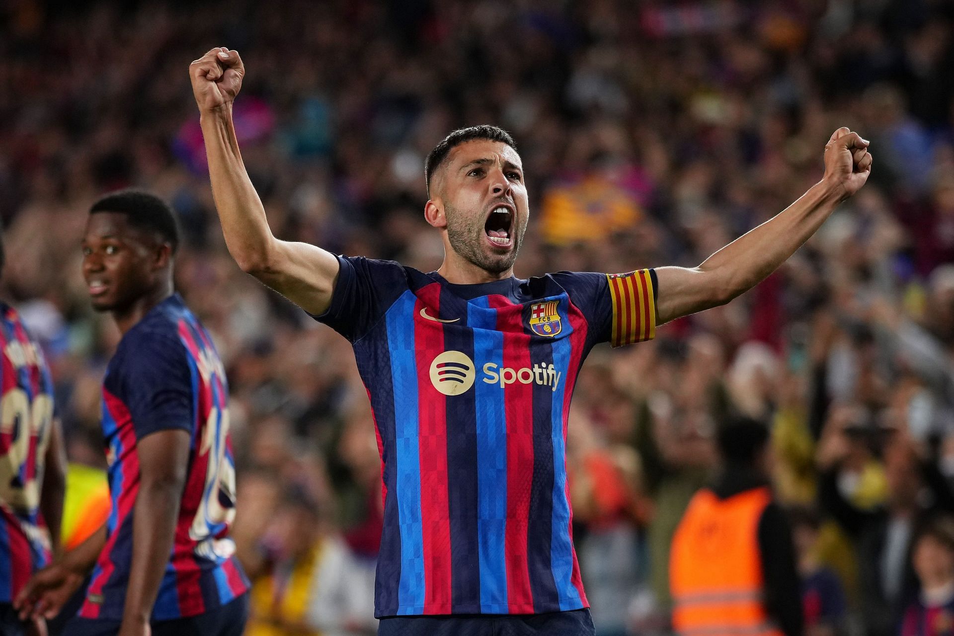 Jordi Alba bids his longtime teammate farewell.